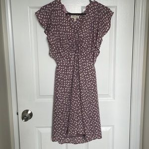 Purple floral dress, size M